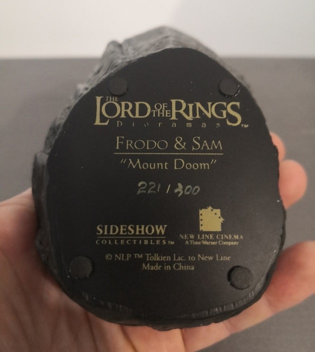 Mount Doom Frodo & Sam Polystone Diorama - Lord Of The Rings LOTR ...