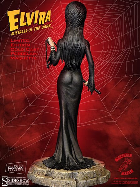 ELVIRA Statue The Mistress Of The Dark Maquette 1/6th Scale - TWEETERHEAD (Sideshow) – Image 4