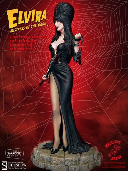 ELVIRA Statue The Mistress Of The Dark Maquette 1/6th Scale - TWEETERHEAD (Sideshow) – Image 3