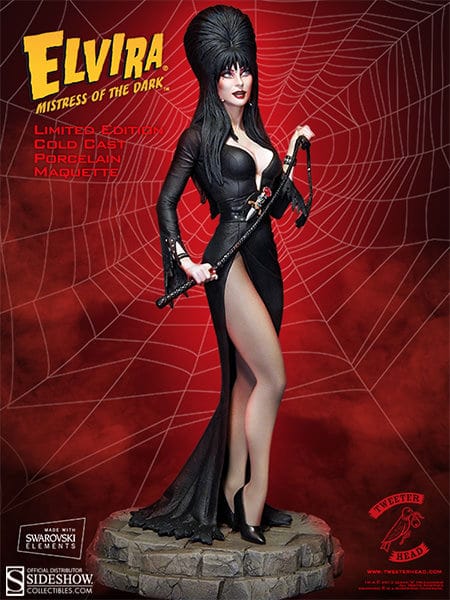 ELVIRA Statue The Mistress Of The Dark Maquette 1/6th Scale - TWEETERHEAD (Sideshow) – Image 2