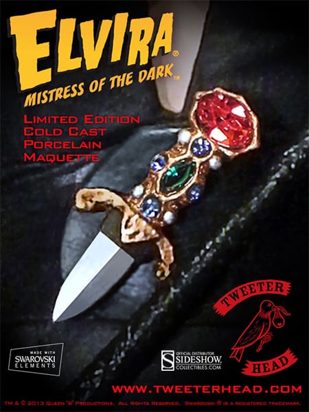 ELVIRA Statue The Mistress Of The Dark Maquette 1/6th Scale - TWEETERHEAD (Sideshow) – Image 5