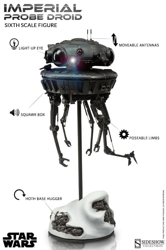 Imperial Probe Droid 1/6 Sixth Scale Figure 2164 - STAR WARS - Sideshow Collectibles – Image 5
