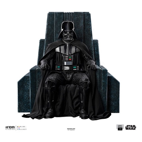Darth Vader on Throne 1/4 Statue Legacy Replica - STAR WARS - IRON STUDIOS