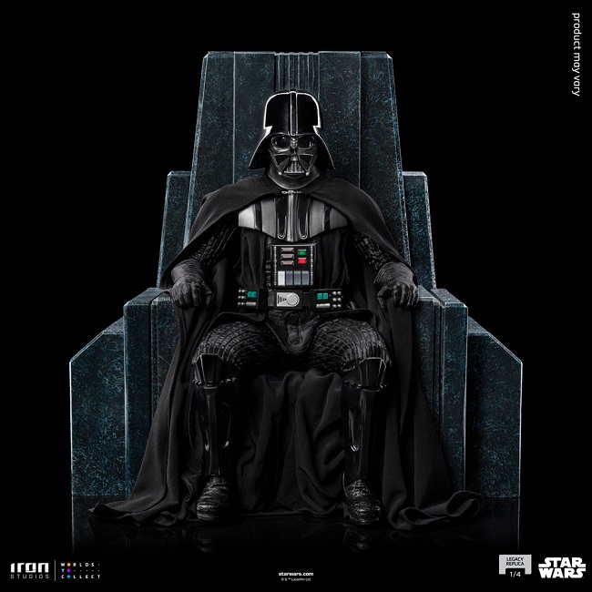 Darth Vader on Throne 1/4 Statue Legacy Replica - STAR WARS - IRON STUDIOS – Image 2