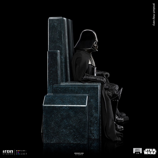 Darth Vader on Throne 1/4 Statue Legacy Replica - STAR WARS - IRON STUDIOS – Image 3