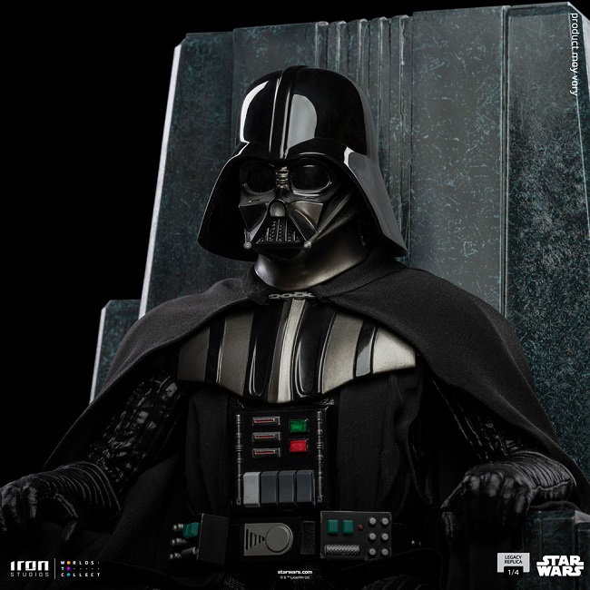 Darth Vader on Throne 1/4 Statue Legacy Replica - STAR WARS - IRON STUDIOS – Image 6