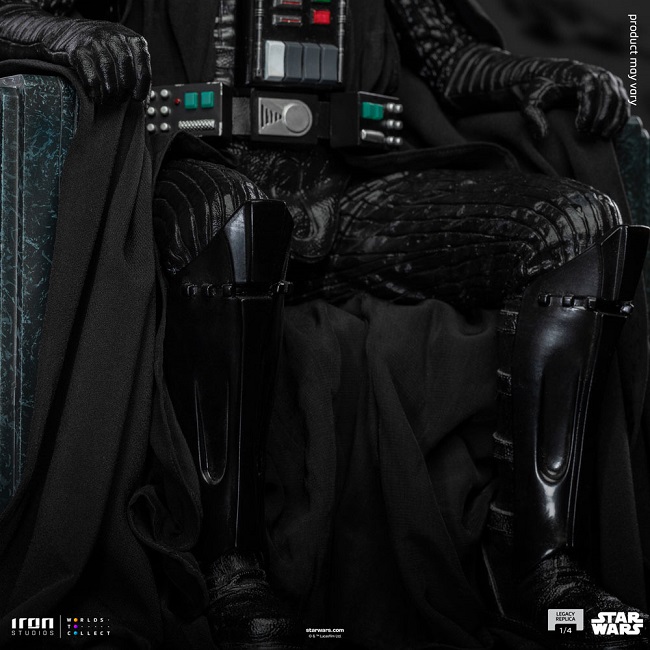 Darth Vader on Throne 1/4 Statue Legacy Replica - STAR WARS - IRON STUDIOS – Image 7