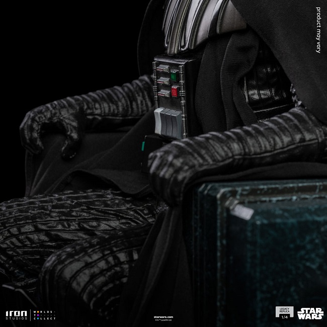 Darth Vader on Throne 1/4 Statue Legacy Replica - STAR WARS - IRON STUDIOS – Image 8