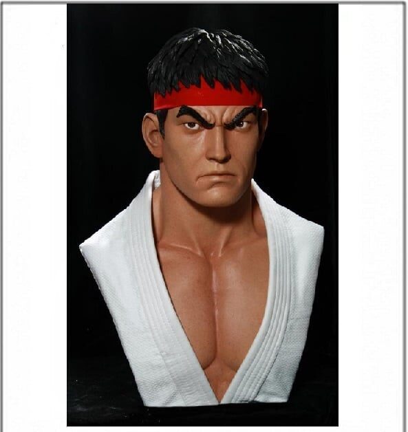 Ryu Life Size Bust 1/1 Scale - Street Fighter - PCS Pop Culture Shock / Premium Collectibles Studio