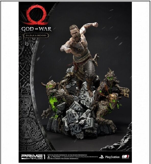 Baldur & Broods Regular Version 1/4 Scale Statue - God of War - Prime 1 Studio