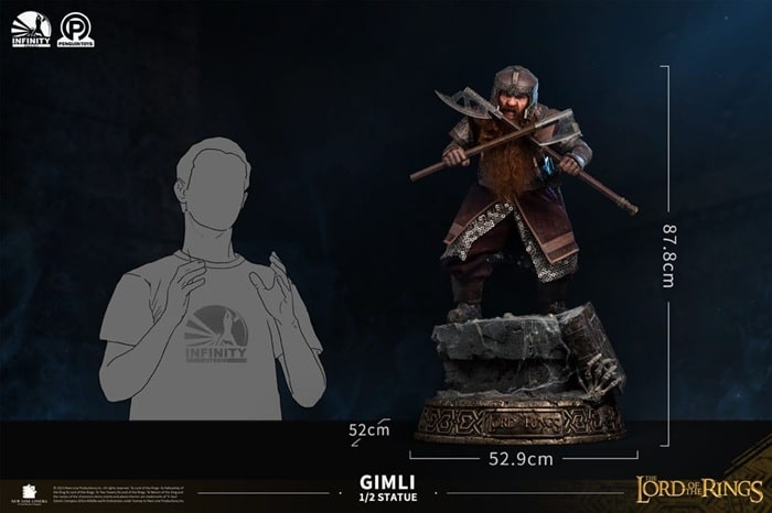 Gimli Master Forge Series 1/2 Statue - The Lord of the Rings - Infinity Studio x Penguin Toys - Image 2