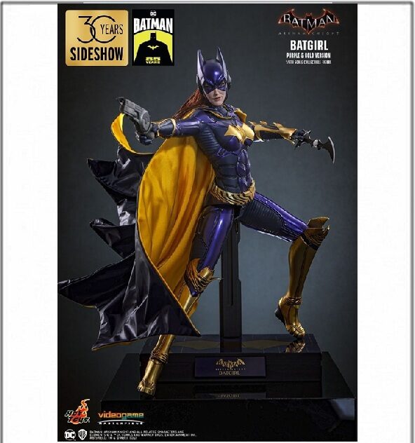 BATGIRL (Purple and Gold Version) Exclusive 1/6 Scale figure VGM65 - BATMAN : ARKHAM KNIGHT - HOT TOYS