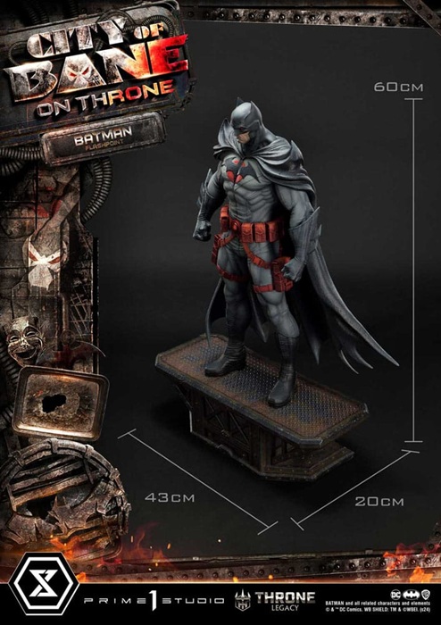 Flashpoint Batman Bonus Version 1/4 Statue Throne Legacy Collection - DC Comics - Prime 1 Studio – Image 6