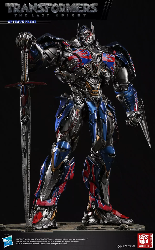 Optimus Prime Statue 74cm Classic Series Light-up CS012 - Transformers The Last Knight - Damtoys – Image 6