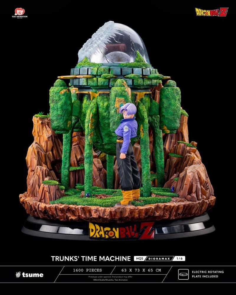 TRUNKS' TIME MACHINE HQS Dioramax 1/6 Statue - Dragon Ball Z