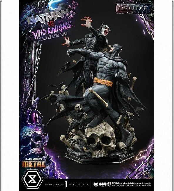 Batman Versus VS Batman Who Laughs 1/3 Statue Deluxe Version - Dark Nights: Metal (Comics) - Prime 1 Studio