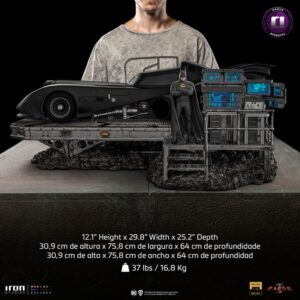Batmobile Art Scale Deluxe 1/10 Statue - The Flash Movie - IRON STUDIOS