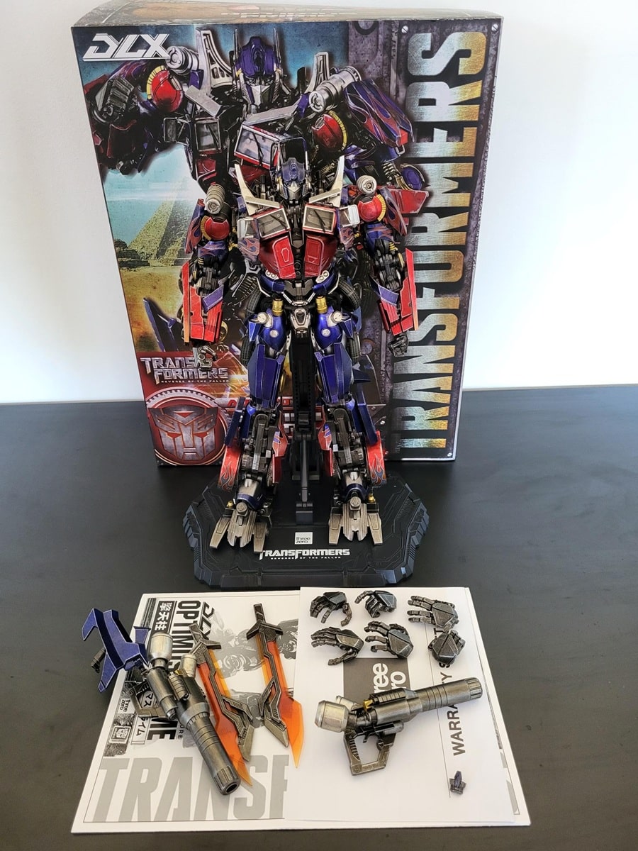 Optimus Prime DLX Collectible Figure ROTF – Transformers: Revenge of the Fallen – THREEZERO / Three Zero – Image 8
