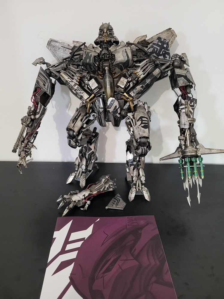 Starscream Premium Scale Collectible Figure Regular Version DOTM 41 cm – Transformers : Dark Of The Moon – ThreeA 3A – Image 7