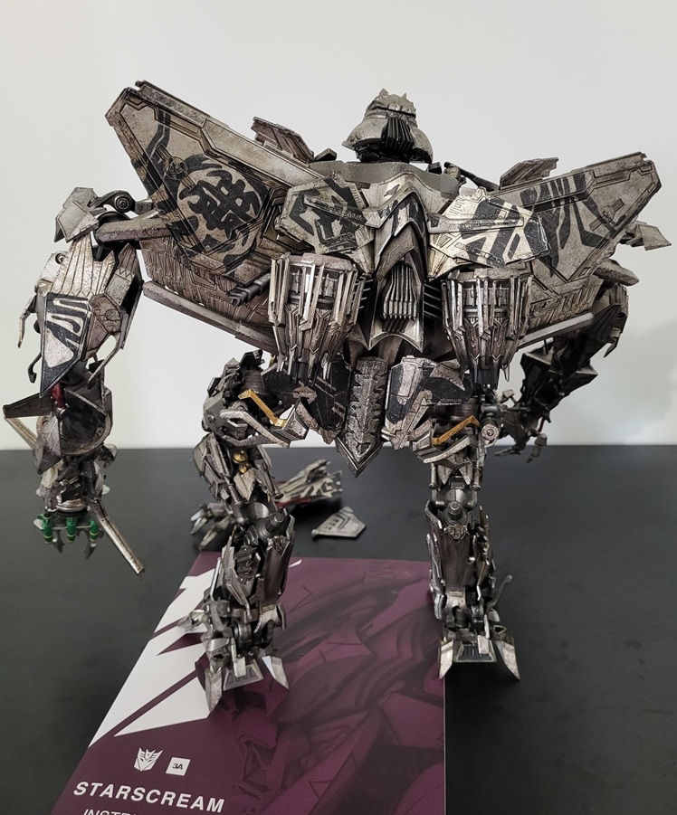 Starscream Premium Scale Collectible Figure Regular Version DOTM 41 cm – Transformers : Dark Of The Moon – ThreeA 3A – Image 11