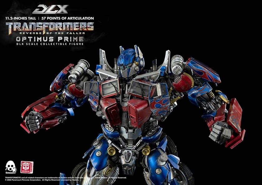 Optimus Prime DLX Collectible Figure ROTF – Transformers: Revenge of the Fallen – THREEZERO / Three Zero – Image 3