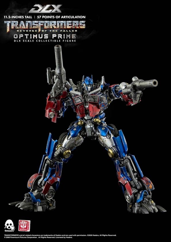 Optimus Prime DLX Collectible Figure ROTF – Transformers: Revenge of the Fallen – THREEZERO / Three Zero – Image 5