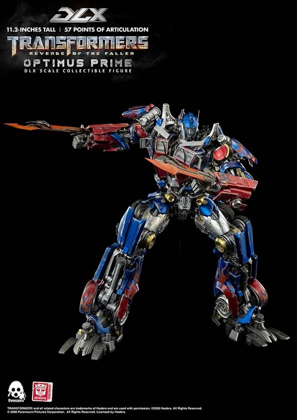 Optimus Prime DLX Collectible Figure ROTF – Transformers: Revenge of the Fallen – THREEZERO / Three Zero – Image 2