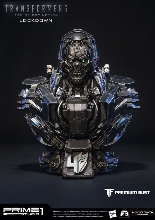 Lockdown Premium Bust Collection PBTFM-13 – Transformers Age of Extinction AOE – Prime 1 Studio - Image 3