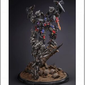 Jetpower Optimus Prime vs Megatron Diorama Statue - Transformers Revenge of the Fallen - Queen Studios