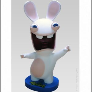 Lapin Crétin Life Size 1/1 Statue C174 - Les Lapins Crétins Rayman Raving Rabbids – ATTAKUS