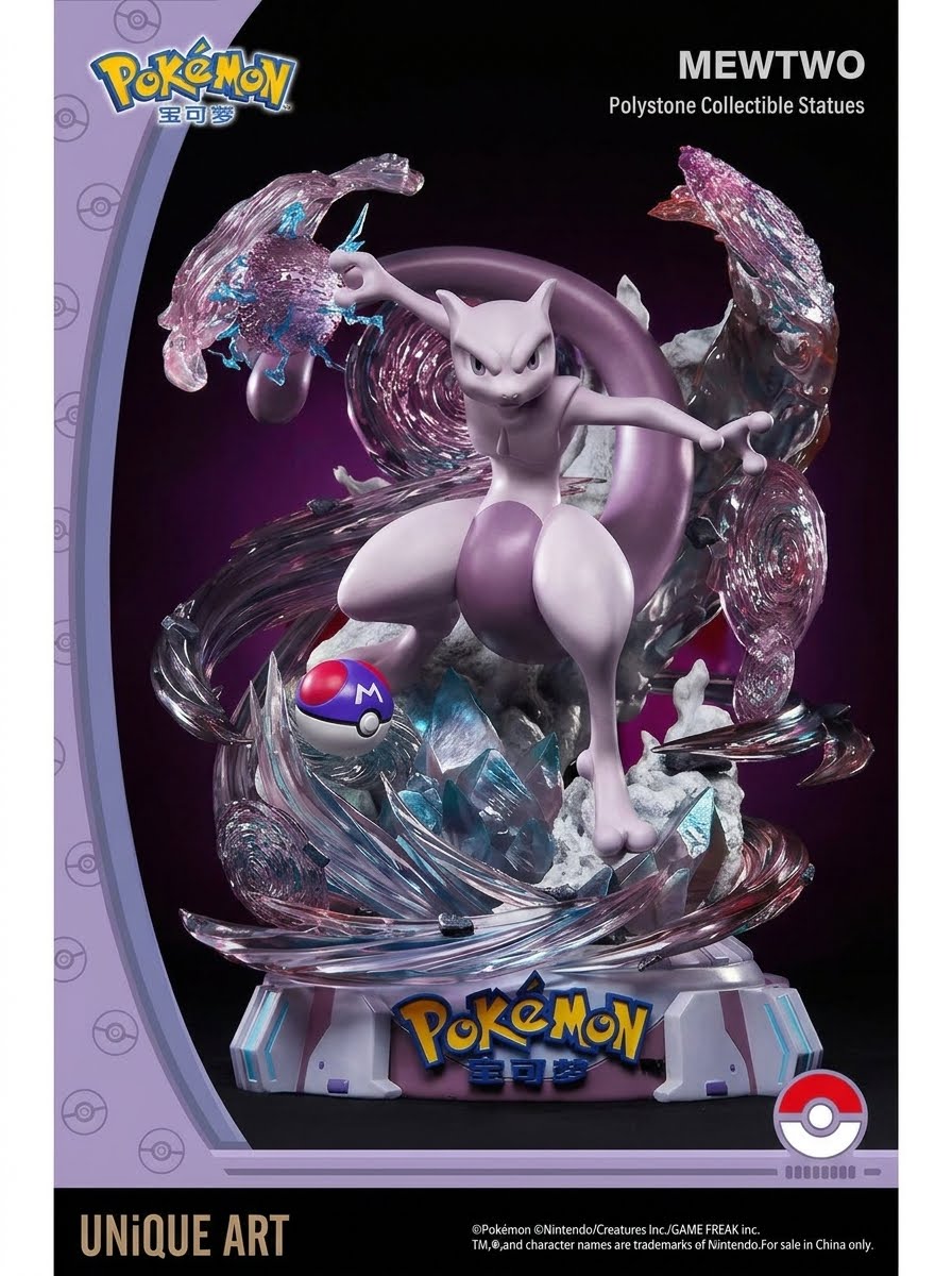 Mewtwo 1/6 Scale Statue – Pokémon – UNiQUE ART Studio – Image 3